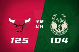 🏀公牛6人上双大胜雄鹿 布泽利斯19分 鲍威尔16分 伯里斯19+5+5